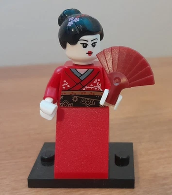 LEGO Komono Geisha Girl Minifigura 8804 Coleccionable Serie 4 CMF col050 Foto 1 de 4