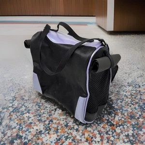 American Girl Doll Today 2003 Coconut Dog Travel Carrier Zipper Bag Black/Purple - Picture 1 of 6