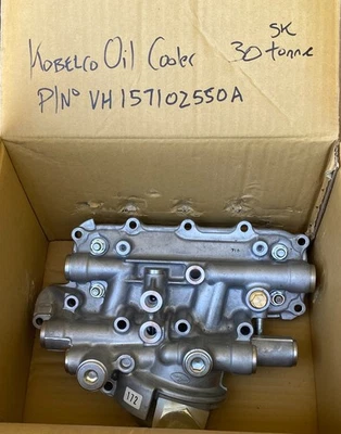 kobelco excavator parts Oil Cooler P/N VH157102550A New Unit  - Image 1 of 2