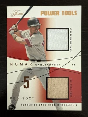 Nomar GARCIAPARRA🔥2004 Flair Power Tools Copper Dual Relic #PT-NG 48/75 Red Sox - Image 1 of 2