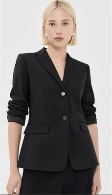 $268 Theory Women's Classic Blazer Black Size M - Image 1 of 4