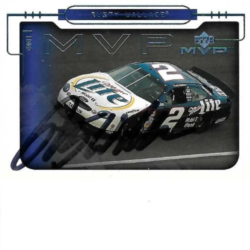 RUSTY WALLACE SIGNED 2000 UPPER DECK MVP RACING #63 - NASCAR - Image 1 of 1