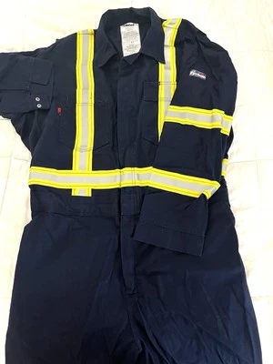 Lakeland  FR Fire Resistant Cotton Insulated Coverall Navy Blue Size XL .NEW - Image 1 of 4