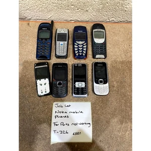 Job Lot of 8 Nokia Keypad Mobile Phones Digital Screen Single SIM - For Parts - Picture 1 of 11