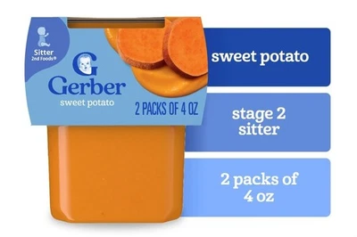 Gerber Sweet Potatoe 2nd Stage Baby Food - Image 1 of 4