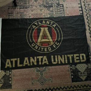 Atlanta United 3x5 Flag Win craft Black NWOT