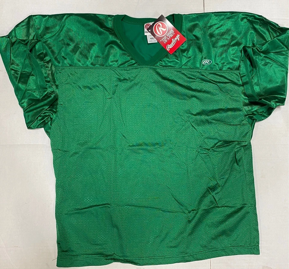 Rawlings FJ9055 Kelly Green Football Jersey Adult  - Image 1 of 1