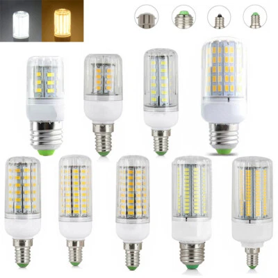 7W-45W LED Corn Light Bulbs E27 E14 E12 B22 Energy Saving Lamp 3000K-6000K - Image 1 of 4