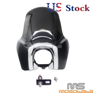 Headlight Fairing w/ Smoke Windshield For Harley Davidson Softail FXBB FXST - Bild 1 von 5