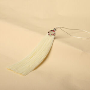 12cm Polyester Silk Anti-wrinkle Tassel for Bag Clothing Ornament Jewelry Making