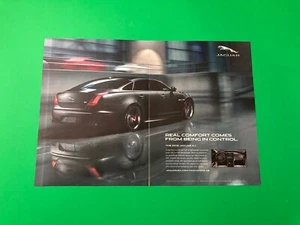 2015 JAGUAR XJ XJR ORIGINAL VINTAGE PRINT AD ADVERTISEMENT PRINTED 2 PAGE - Picture 1 of 1