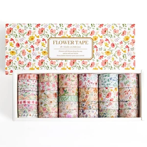 32 Rolls Washi Tape Set, Colored Floral Decorative Masking Tape, Artists Tapes f - Picture 1 of 6