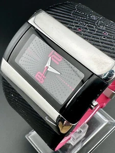 Working Nike Merge Attract Women’s Watch Black Pink Floral Band WC0024 D4 - Picture 1 of 10