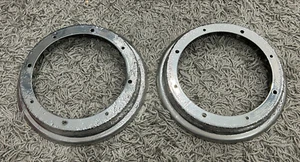 OEM Honda CT70 Powder Chrome 2 piece Rim Set 10"X2.75" - Picture 1 of 24