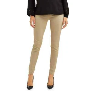 Oh! Mamma Maternity Women's Skinny Twill Jeans with Full Panel Size L - Picture 1 of 5