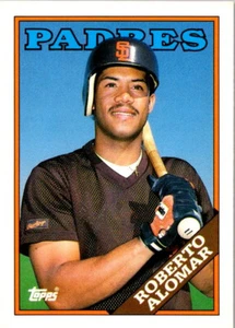 1988 Topps Traded Roberto Alomar # 4T rookie card NR-MT-MT Padres - Picture 1 of 2