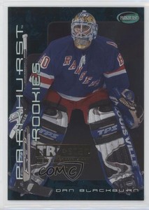 2001-02 ITG Parkhurst Tri-Star New England /10 Dan Blackburn #282 Rookie RC