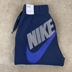 Nike Women Navy Loose Mid Rise Dance Trousers Sweatpants XS NWT Graphic Joggers - Picture 1 of 15