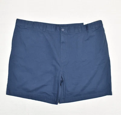 NUEVO Pantalones Cortos Bermudas Harbor Bay Para Hombre Cremallera Algodón Azul Talla 56 Cintura Plana Relajante Foto 1 de 4