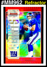 2005 Bowman Chrome Refractor mm962 #18 Eli Manning