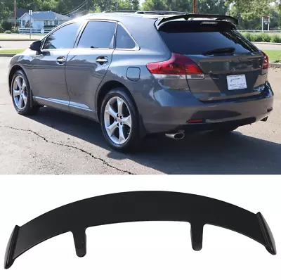 For Toyota Venza 2009-2016 51'' Matte Black Rear Window Roof Spoiler Lip Wing - Image 1 of 4