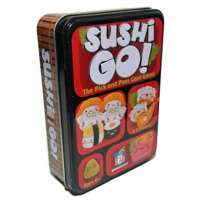 Gamewright Sushi Go - The Deluxe Pick & Pass Card Game - In Tin Box - Image 1 of 4