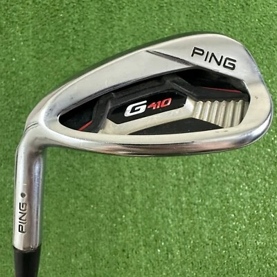 READ Ping G410 Sand Wedge SW Black Dot AMT 2.0 Stiff Flex Left Handed 35.25” - Image 1 of 4
