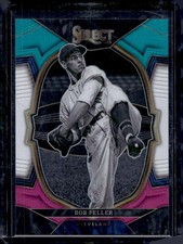 2023 Panini Select Bob Feller #9 Tri-Color Prizm Concourse /49