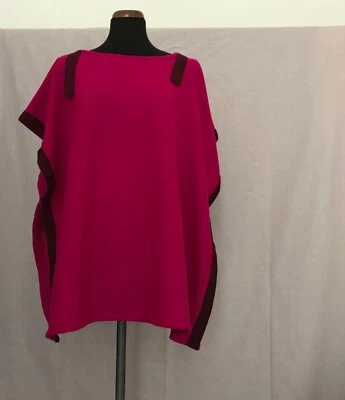 ENERGIA mantella donna unica artigianale Made in Italy Lunghezza cm 73 Foto 1 de 4