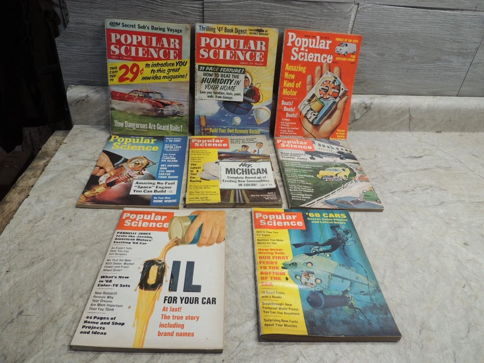 Popular Science Magazine, 1961-1967 Pick a Magazine, Complete your Set!!! - Image 1 of 4