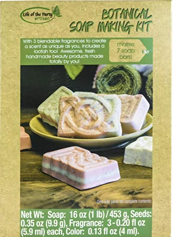 Botanical Soap Making Kit Life of the Party Artisan NEW - Image 1 of 1