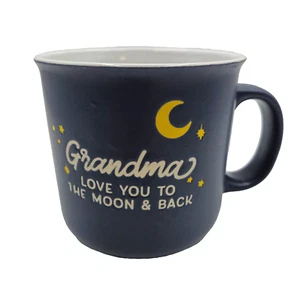 Eccolo Mug Grandma Love You To The Moon And Back Cup Coffee Tea Large Blue Read - Picture 1 of 9
