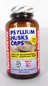 YERBA PRIMA PSYLLIUM HUSKS CAPS 180 GELULES - 04/2026 - Imagen 1 de 2