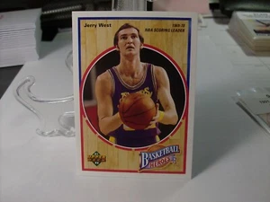 1991-92 Upper Deck Basketball Heroes: Jerry West #4 - Los Angeles Lakers 91-507 - Picture 1 of 2