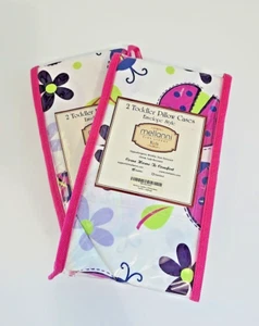 Mellanni Toddler Pillowcases Ladybugs & Flowers Hypoallergenic 4 new pillowcases - Picture 1 of 6