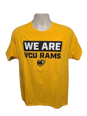 We Are Virginia Commonwealth University VCU Rams Adult Large Yellow TShirt - Image 1 of 4