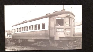 Chicago, Aurora & Elgin Railway Motor Car 455 Wheaton Station Vintage Postcard - Picture 1 of 4