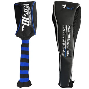Northwestern Driver Funda Recambio Palo de Golf Protección Cremallera / Sock - Imagen 1 de 5