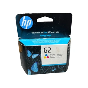 Original HP 62 Tintenpatrone Tri-Color Dreifarbig (MHD-04.2026) - OfficeJet - Bild 1 von 2
