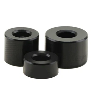 Separadores separadores de plástico POM negros ID 6 mm 8 mm 10 mm buje redondo manga arandelas - Imagen 1 de 6