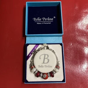 Bella Perlina Make It Personal Charm Bracelet with Flip-Flops charm - Picture 1 of 5
