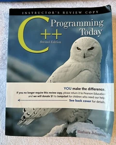 C ++ PROGRAMMIERUNG HEUTE Instruktoren Review Kopie 2. Auflage Barbara Johnston - Bild 1 von 15