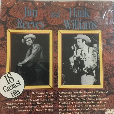 Jim Reeves and Hank Williams Greatest Hits CD JB431CD - Image 1 of 4