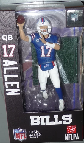 JOSH ALLEN Buffalo Bills - Imports Dragon NFL Series 3 Football Figure IN STOCK Cover