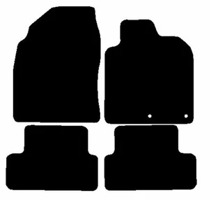 Tailored For Nissan Qashqai 2006-2013 Black Basic Car Mats Autostyle - Picture 1 of 4