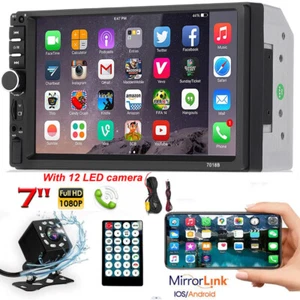 Estereo De Pantalla con Bluetooth Para Coche Carro Reproductor MP5 Automático USB/SD/AUX/FM - Imagen 1 de 13