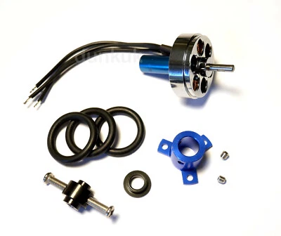 UK Seller 24g 1300kV Blue Wonder Brushless Motor + Mounts - Lightweight  - Image 1 of 3