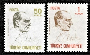 Turquía 2163-64 **, marca libre Atatürk - Imagen 1 de 1