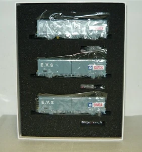 LS Models 30656, set 3 pezzi ged. Prodotti a base di merci "EVS-Simca"" della SNCF, Ep. IV, H0, NUOVO & IMBALLO ORIGINALE - Foto 1 di 6