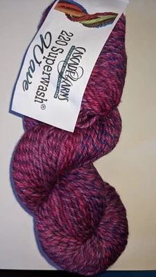 Cascade Yarns 220 Superwash Wave color 117 Grapes Worsted Wool 100g 220 yards - Image 1 of 4